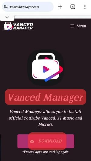 Tải Vanced Manager