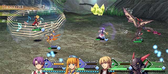 Các nhân vật Ys vs. Trails khác sẽ tham gia trận chiến với tư cách là người hỗ trợ