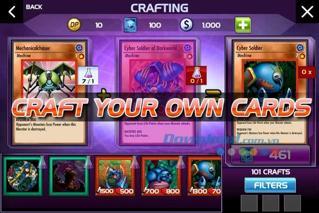 Xây dựng cỗ bài trong game