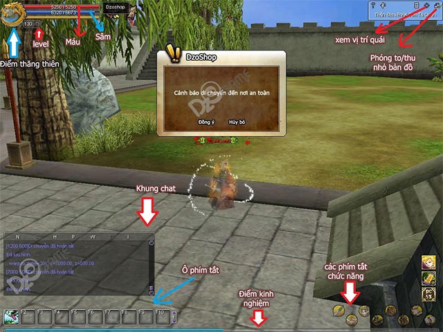 Giao diện game Yulgang Hiệp Khách