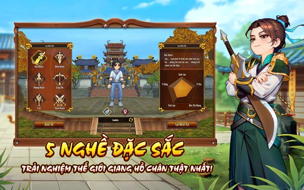 Phong vị giang hồ kinh điển – 5 Class nhân vật thân quen