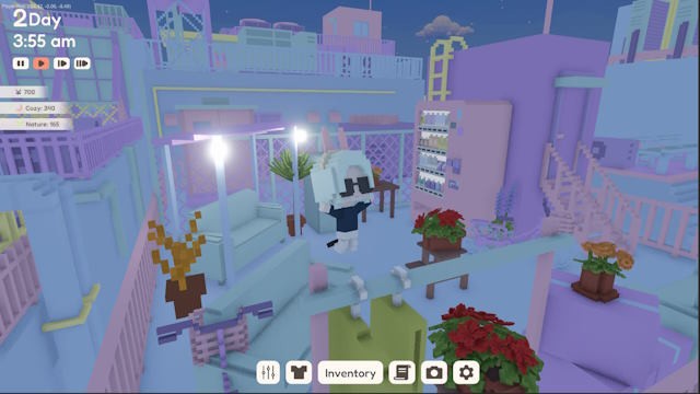 Đặt vật phẩm trên mái hoặc trong phòng để tăng chỉ số