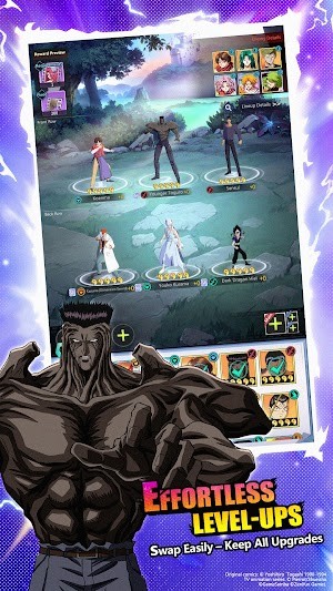 Nâng cấp nhân vật dễ dàng