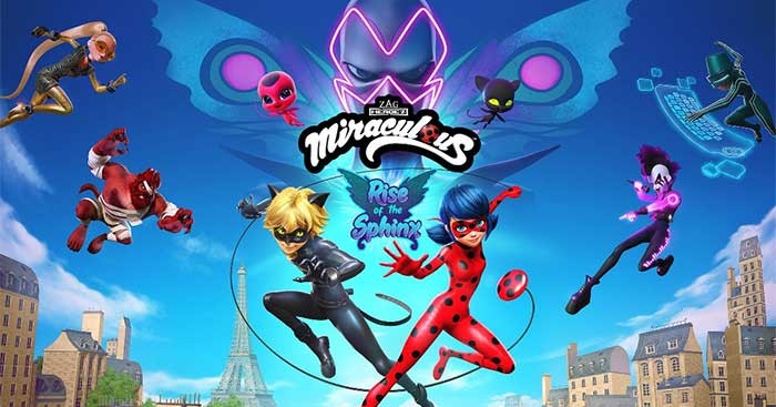 Hóa thân thành hai siêu anh hùng Ladybug và Cat Noir trong Rise of the Sphinx