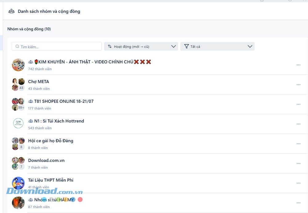 Trò chuyện nhóm và cộng đồng trên Zalo PC