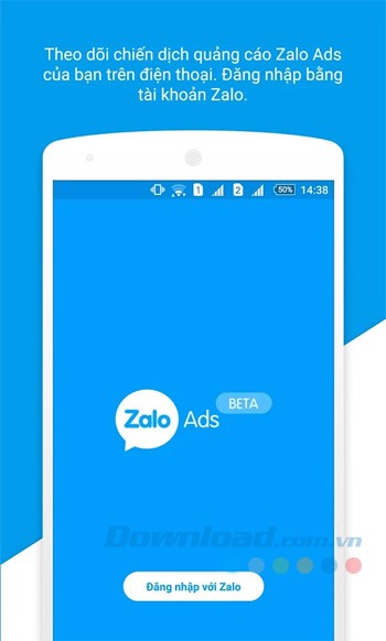 Đăng nhập Zalo Ads