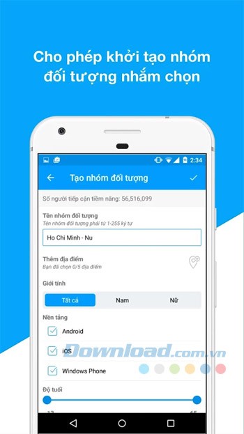 Tạo nhóm đối tượng