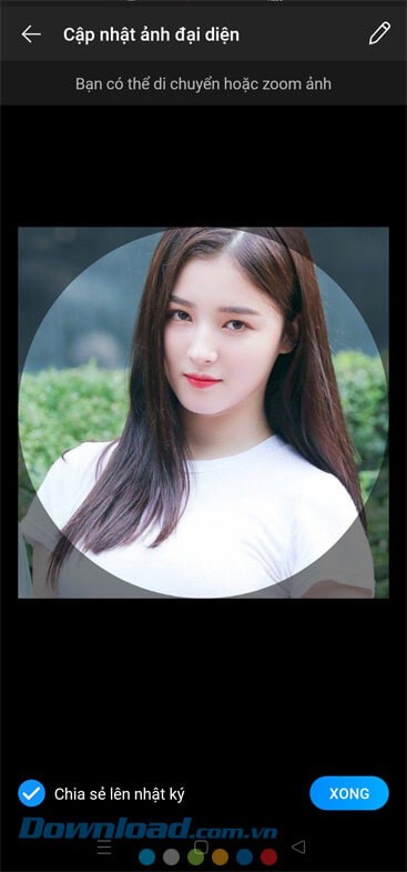 Đổi ảnh đại diện Zalo