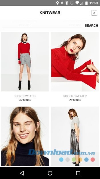 Xem các mẫu quần áo đa dạng