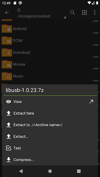 ZArchiver quản lý file đa chức năng