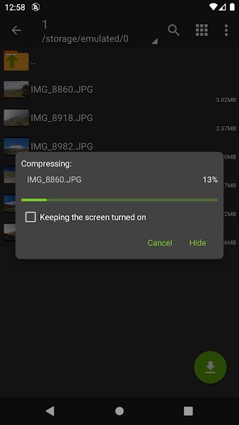 ZArchiver sở hữu tốc độ nhanh và ổn định