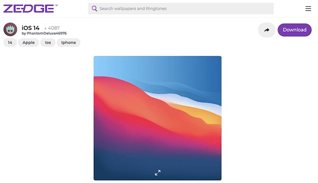 Hình nền miễn phí được cung cấp tại Zedge.net