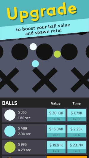 Nâng cấp giá trị bóng rơi