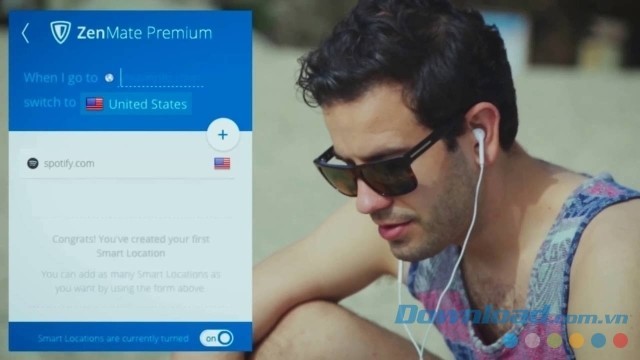 Phần mềm tăng độ bảo mật khi lướt web ZenMate cho Mac