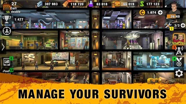 Quản lý và giao việc cho những người sống sót