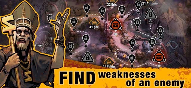 Tìm kiếm điểm yếu của kẻ thù và tiêu diệt chúng