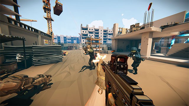 Di chuyển bằng jetpack để đa dạng hóa trải nghiệm bắn súng và chiến đấu trong Zero Ground