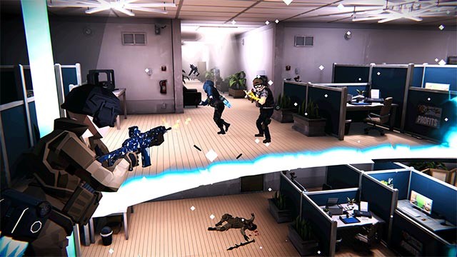 Chiến đấu trên hệ thống map đa dạng, từ công trường cho đến nhà kho, văn phòng