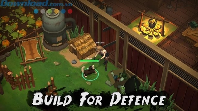 Xây dựng nhà làm nơi trú ngụ, bảo vệ bạn khỏi các cuộc tấn công của zombie