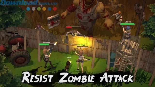 Đối phó lại các cuộc tấn công dữ dội của zombie