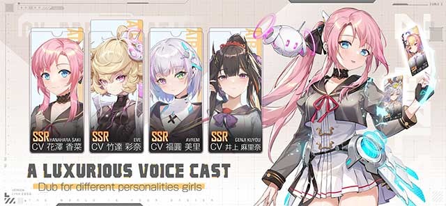 Zgirls Ultimate Battle có sự tham gia lồng tiếng của các diễn viên nổi tiếng Nhật Bản