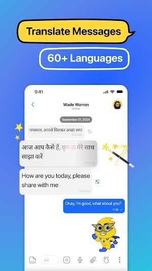 Trò chuyện với người dùng khắp thế giới nhờ tính năng dịch