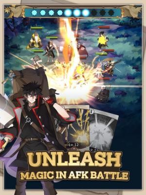 Giải phóng phép thuật trong trận chiến AFK