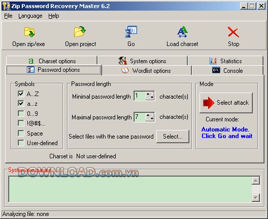Zip Password Recovery Master