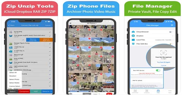 ZipArchiver giúp nén và giải nén file trên iPhone