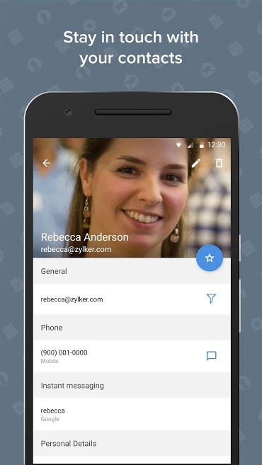 Quản lý danh bạ thông minh trên Zoho Mail