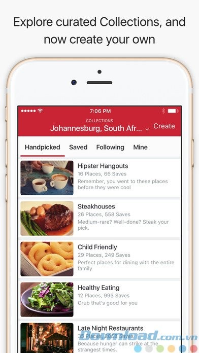 Khám phá nhà hàng, món ăn được chia sẻ trên Zomato