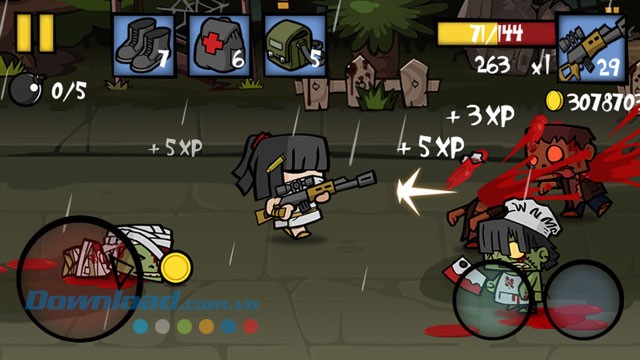 Giao diện game Zombie Age 2