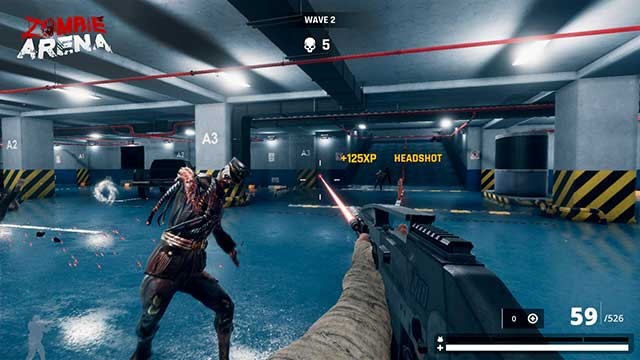 Zombie Arena là game bắn súng zombie góc nhìn thứ nhất nhiều người chơi