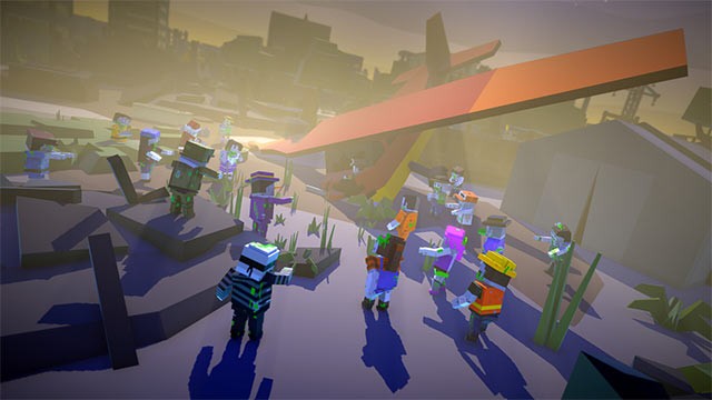 Dấn thân vào cuộc chiến xác sống khốc liệt ngày tận thế với Zombie Blocks: Pixel Shooter Gun