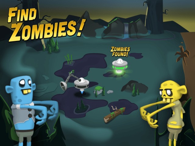 Tìm và bắt zombie trong game Zombie Catchers