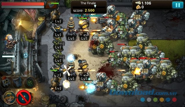 Thử thách trong game Zombie Corps