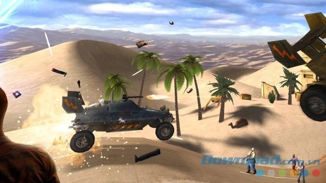 Đâm húc tất cả mọi thứ trên đường đi