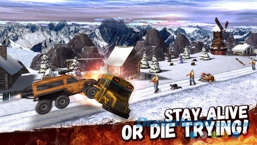 Chỉ còn hai lựa chọn cho bạn: sống sót hoặc trở thành một phần của lũ xác sống trong Zombie Derby 2 cho iOS