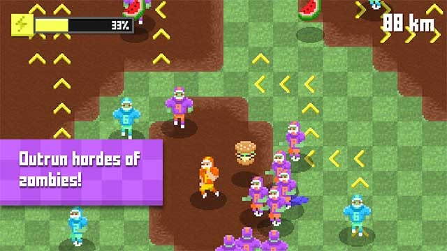 Tìm mọi cách để vượt qua những thây ma đói khát và ghi bàn