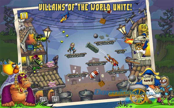 Thiết kế đồ họa đẹp trong game bắn zombie miễn phí Zombie Harvest cho Mac