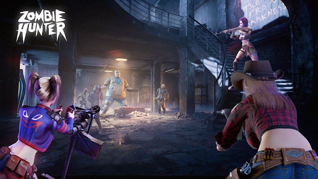Chiến đấu với zombie cùng các nữ chiến binh xinh đẹp trong game Zombie Hunter: Survival