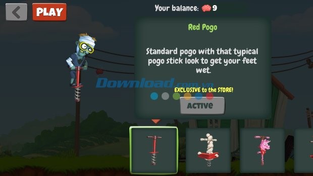 Mua cà kheo, zombie, vật phẩm...