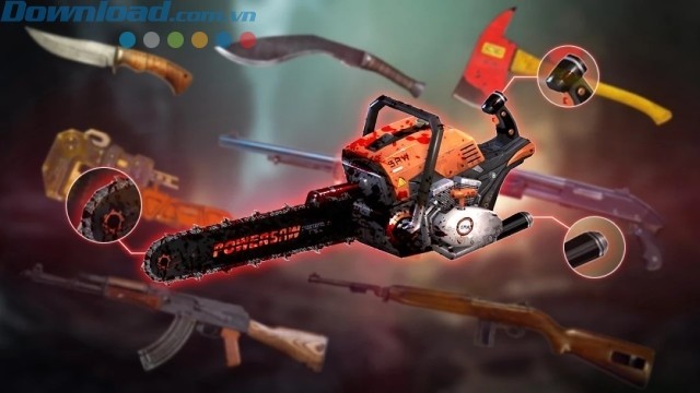 Nhiều vũ khí chiến đấu cho người chơi lựa chọn