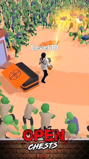 Mở rương để thu thập vật phẩm