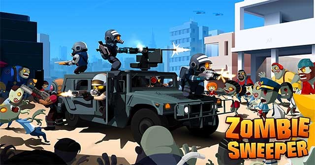 Zombie Sweeper là game hành động bắn zombie theo phong cách dò mìn độc đáo