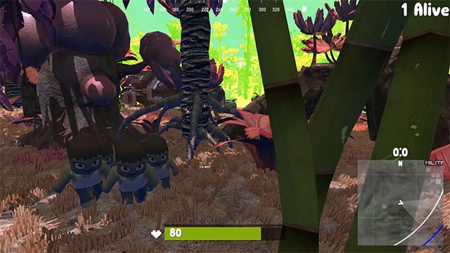 Mỗi cuộc chiến bao gồm cả bot và game thủ thực để tìm ra người sống sót cuối cùng