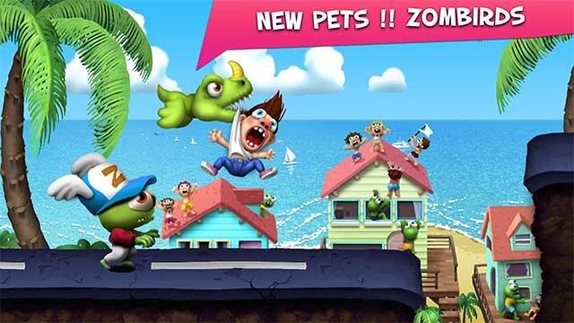 Tấn công thành phố bằng một đám zombie trong game Zombies Tsunami