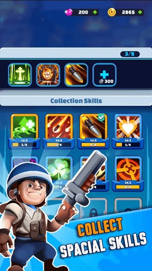 Thu thập và nâng cấp vũ khí