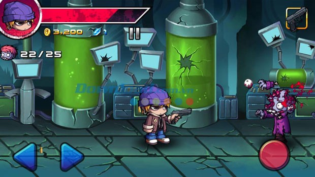 Nhập vai anh hùng bắn zombie