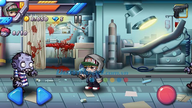 Bắn zombie bằng súng